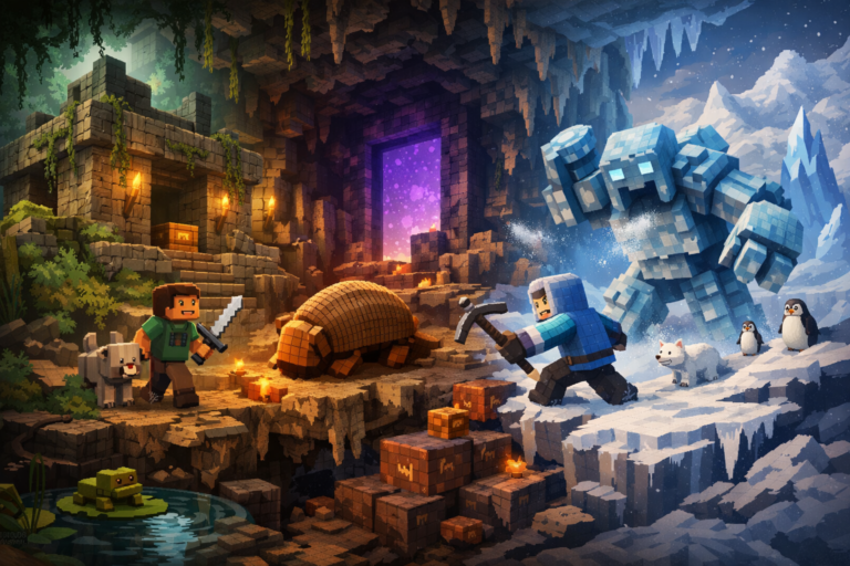 Minecraft Bedrock 26.60.22/23: comandos experimentales y correcciones de Preview